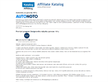 Tablet Screenshot of katalog.affilblog.cz